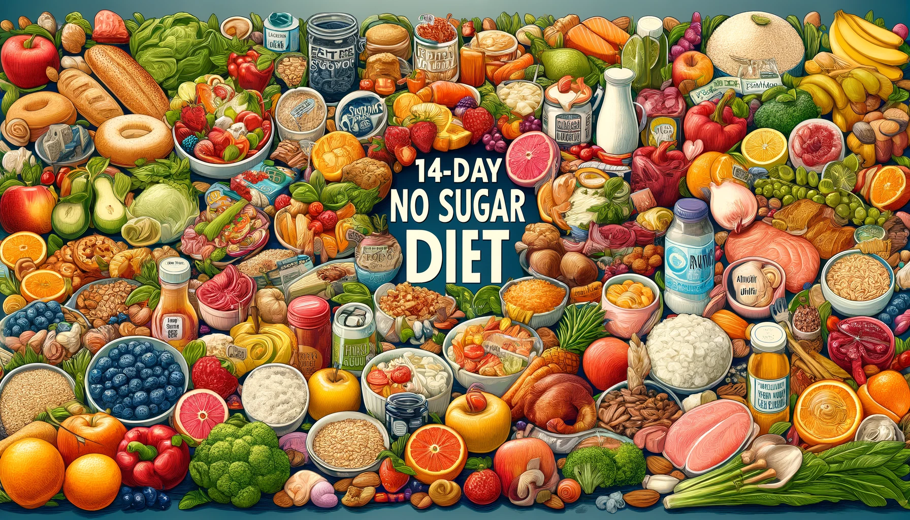 14-Day No Sugar Diet Food List